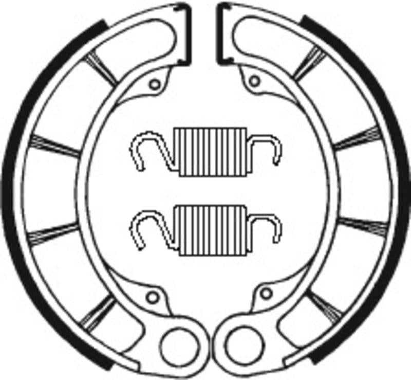 Bremsbacken Organisch BA059 passend für Honda CB 650 1983-1985 - Kama Bike Parts