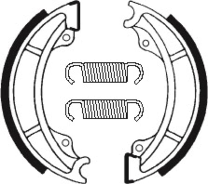 Bremsbacken Organisch BA122 passend für KTM 125 MX 1984-1985 - Kama Bike Parts