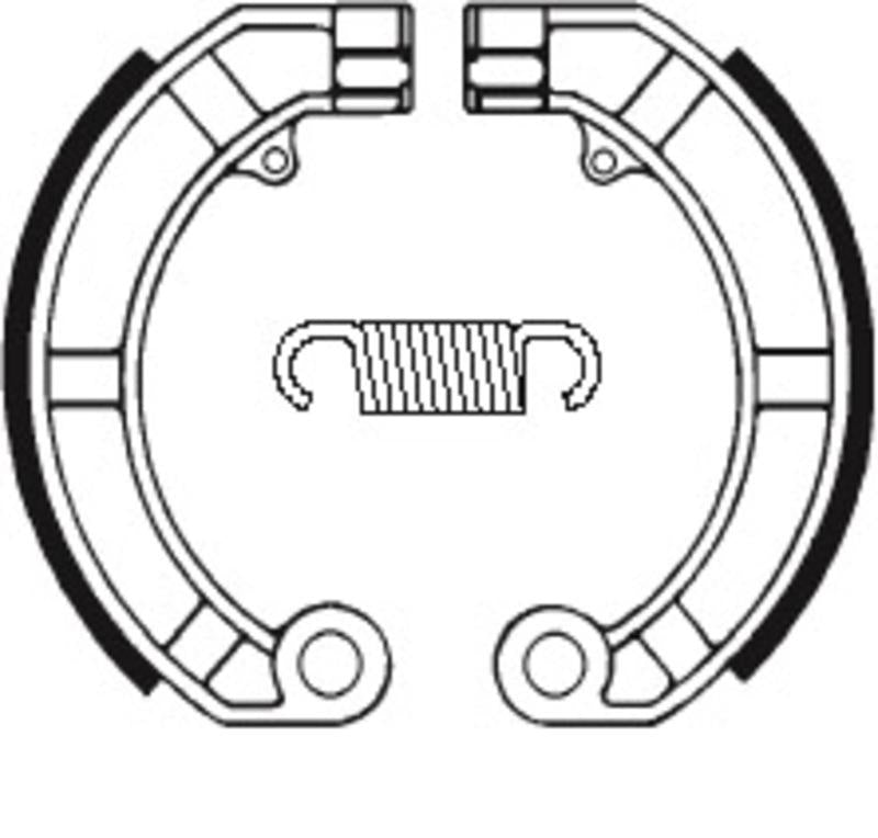 Bremsbacken Organisch BA146 passend für VESPA VESPA RALLY 1972-1979 - Kama Bike Parts