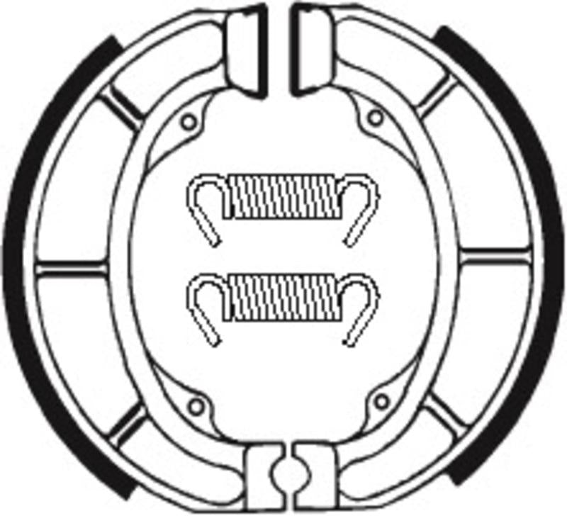 Bremsbacken Organisch BA181 passend für SUZUKI UF 50 ESTILETE 2000-2001 - Kama Bike Parts