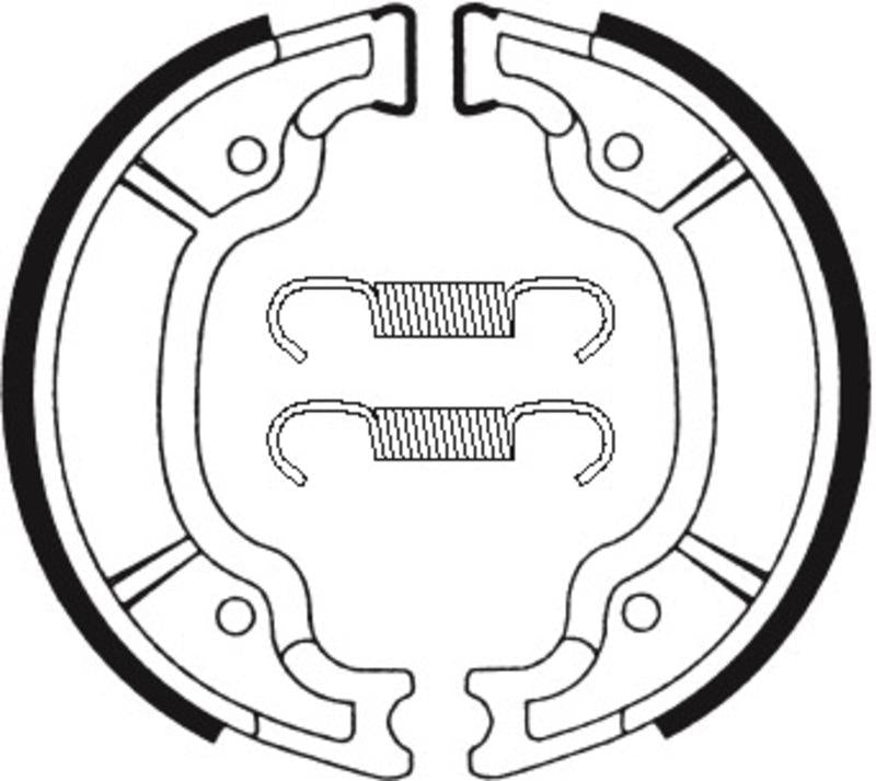 Bremsbacken Organisch BA199 passend für Yamaha TEO'S 150 2002-2002 - Kama Bike Parts