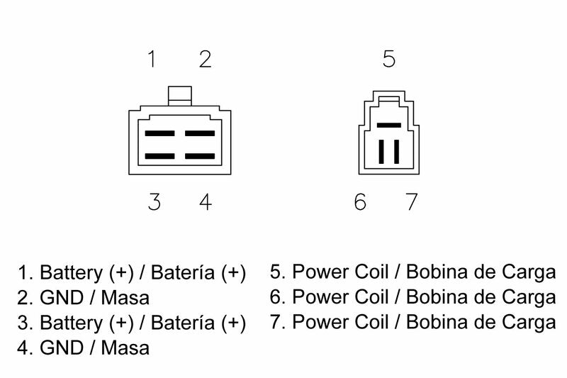 Laderegler passend für MOTO GUZZI BREVA 750 2003-2006 - Kama Bike Parts