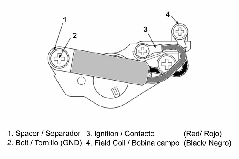 Laderegler passend für Yamaha FZ 750 1985-1988 - Kama Bike Parts
