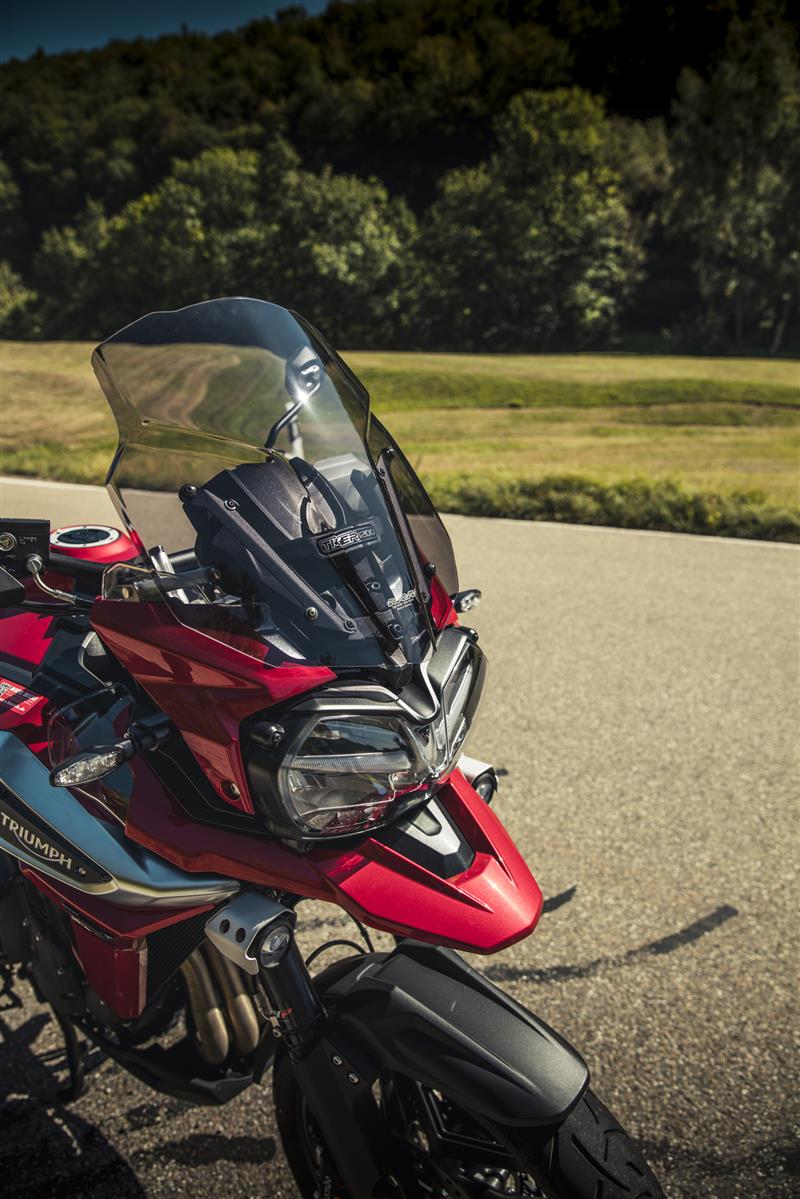 MRA Tourenscheibe "TM" grau passend für Triumph TIGER 1200 /XC /XR 2016-2021