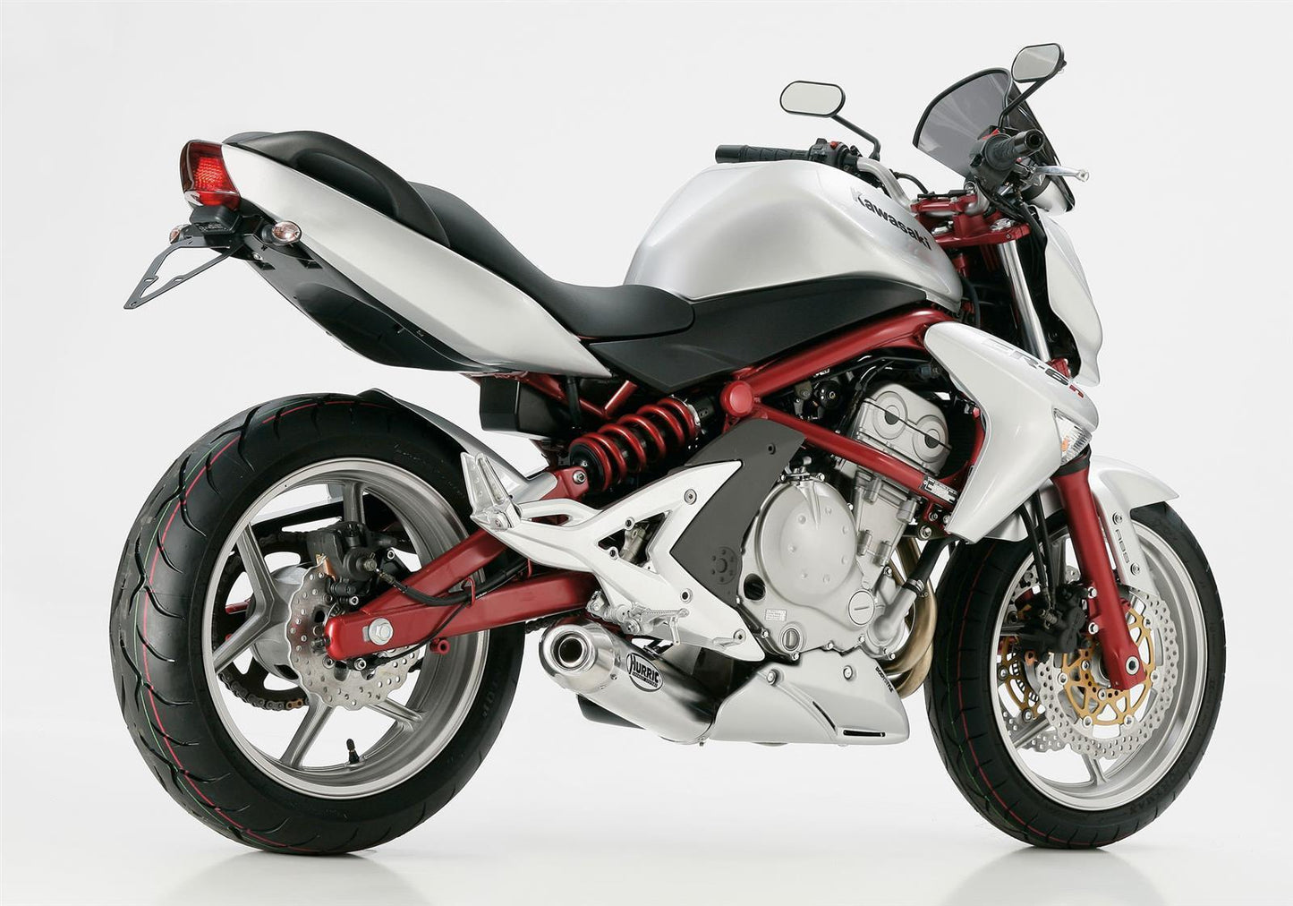 HURRIC Rac 1 Auspuff passend für Kawasaki ER-6n 2006-2008 - Kama Bike Parts