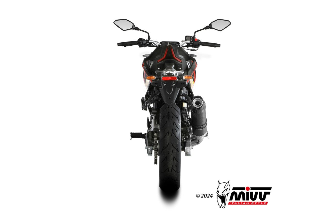 MIVV GP-C Auspuff Komplettanlage Carbon passend für VOGE BRIVIDO 125 R 2023-2024