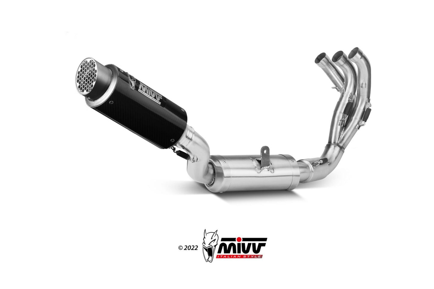 MIVV GPPro Auspuff Komplettanlage Carbon passrend für Yamaha MT-09 2021-2023