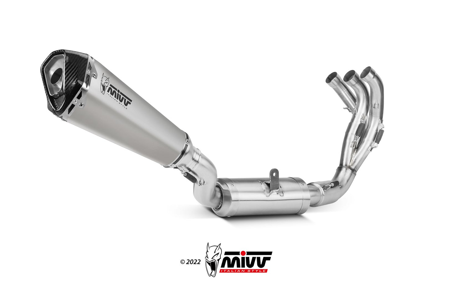 MIVV Delta Race Auspuff Komplettanlage passend für YAMAHA Tracer 9 /GT 2021-2024