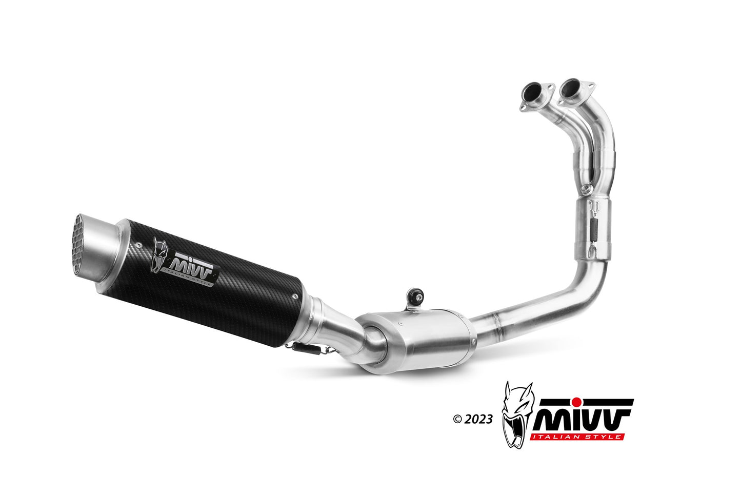 MIVV GPpro Auspuff Komplettanlage Carbon passend für YAMAHA YZF-R7 2022-2024