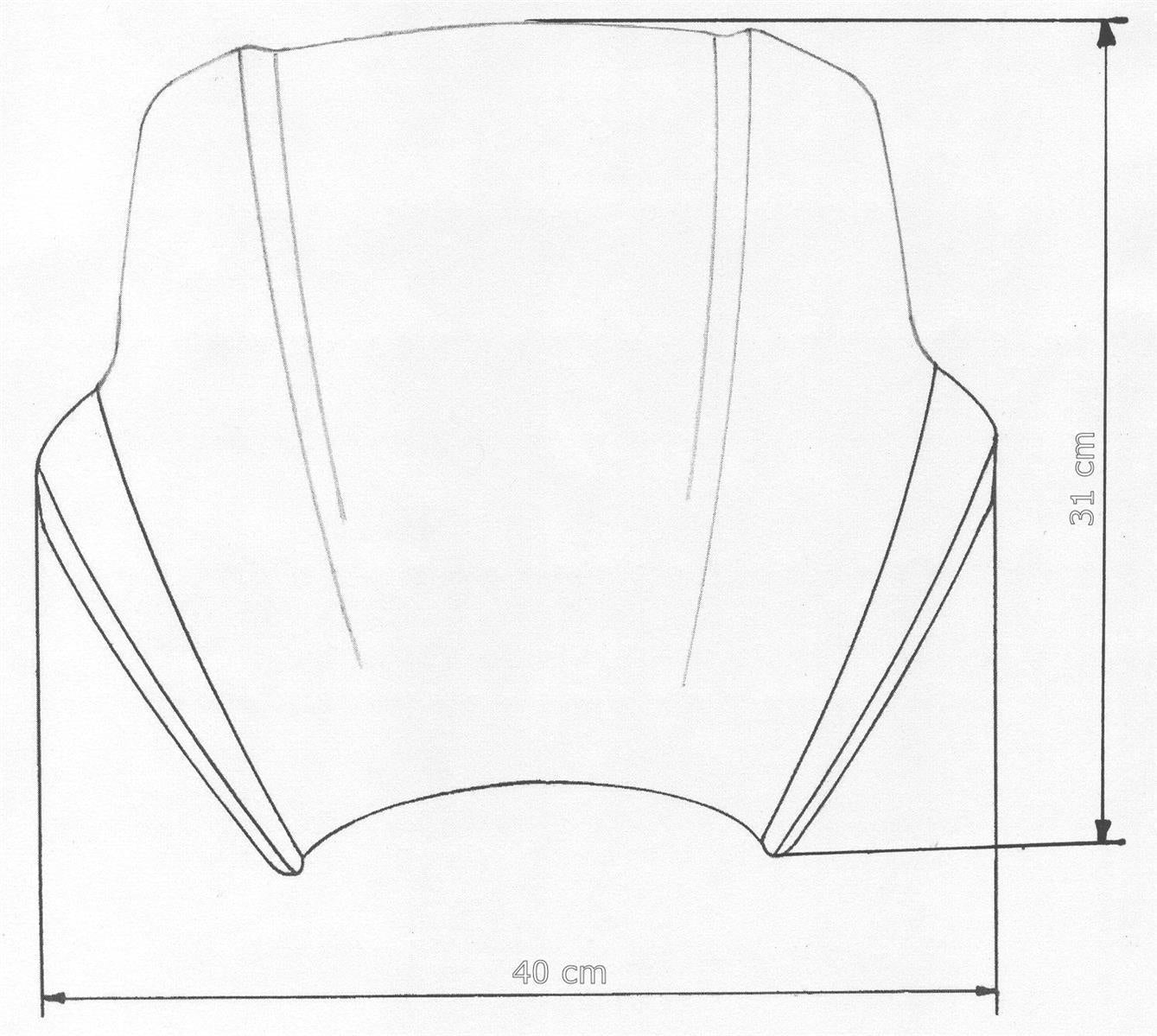 MRA Speed-Screen Scheibe A rauchgrau passend für BMW F 800 R -2014