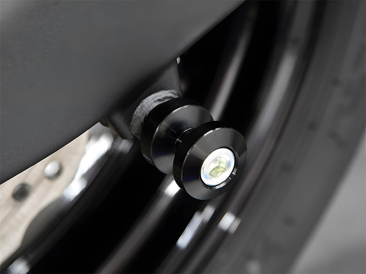 Bobbins Racingadapter Ständeraufnahme für Montageständer M8 schwarz - Kama Bike Parts