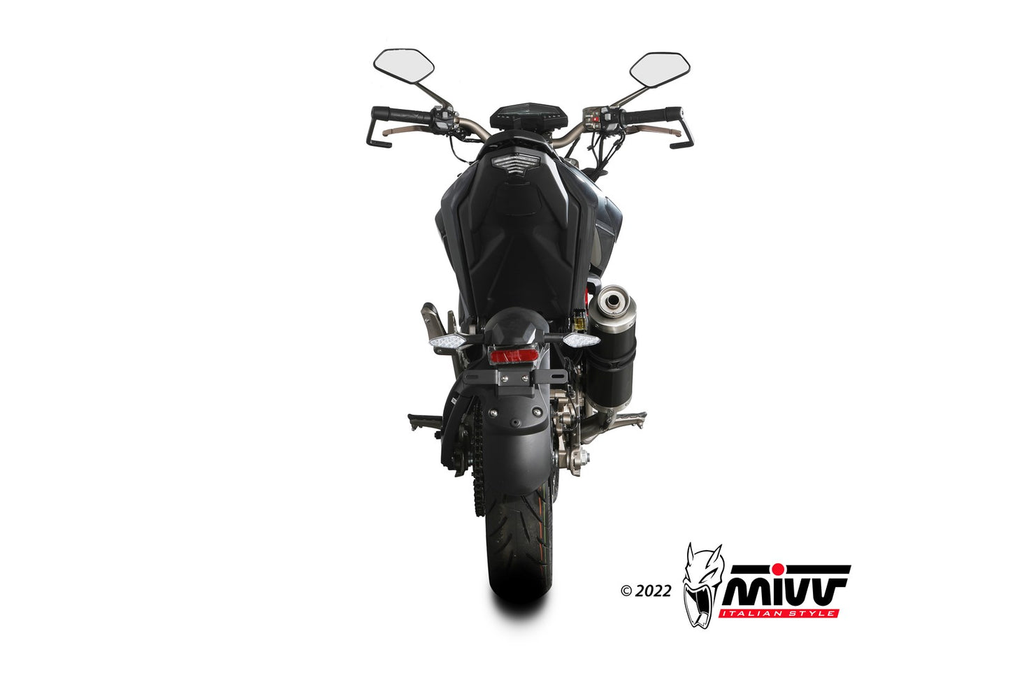 MIVV GP Auspuff Komplettanlage passend für ZONTES ZT 125 U 2021-2024