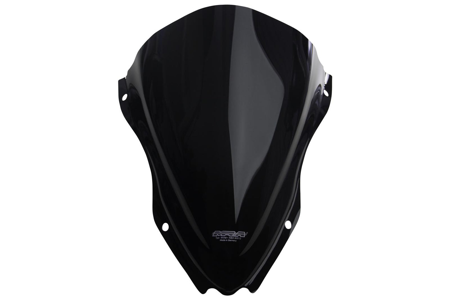 MRA Racingscheibe "R" schwarz passend für Kawasaki ZX-10R 2016-2020