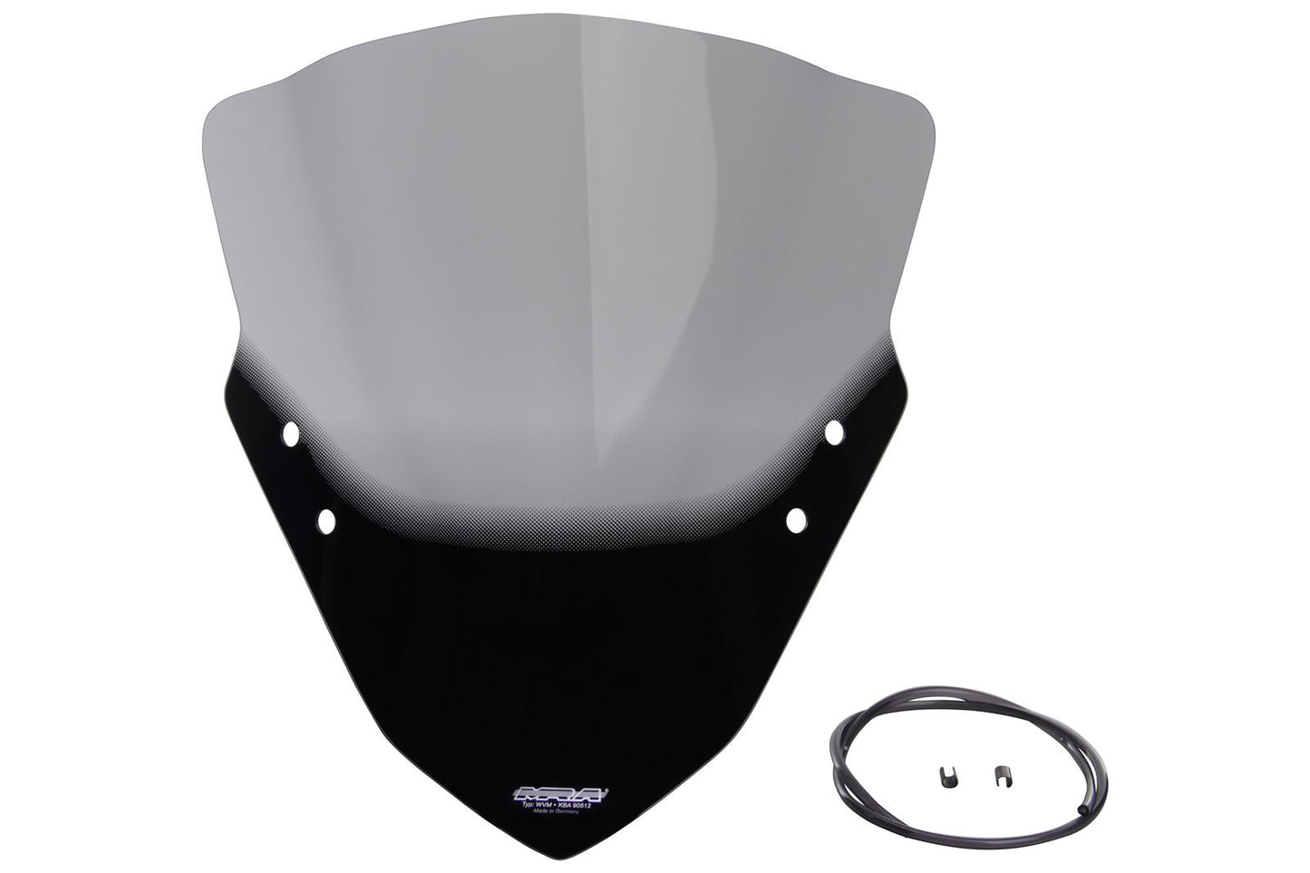 MRA Racingscheibe "R" rauchgrau passend für Kawasaki ZX 250 R / 300 R 2013-