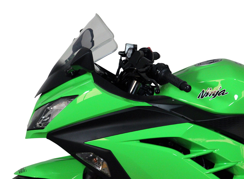 MRA Racingscheibe "R" rauchgrau passend für Kawasaki ZX 250 R / 300 R 2013-