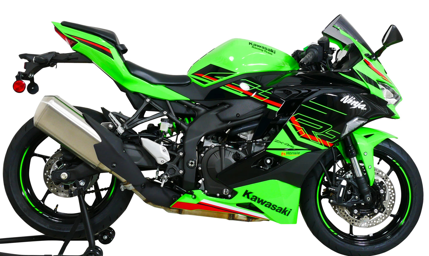 MRA Racingscheibe "R" rauchgrau passend für Kawasaki ZX-4 R / ZX- 4 RR 2023-