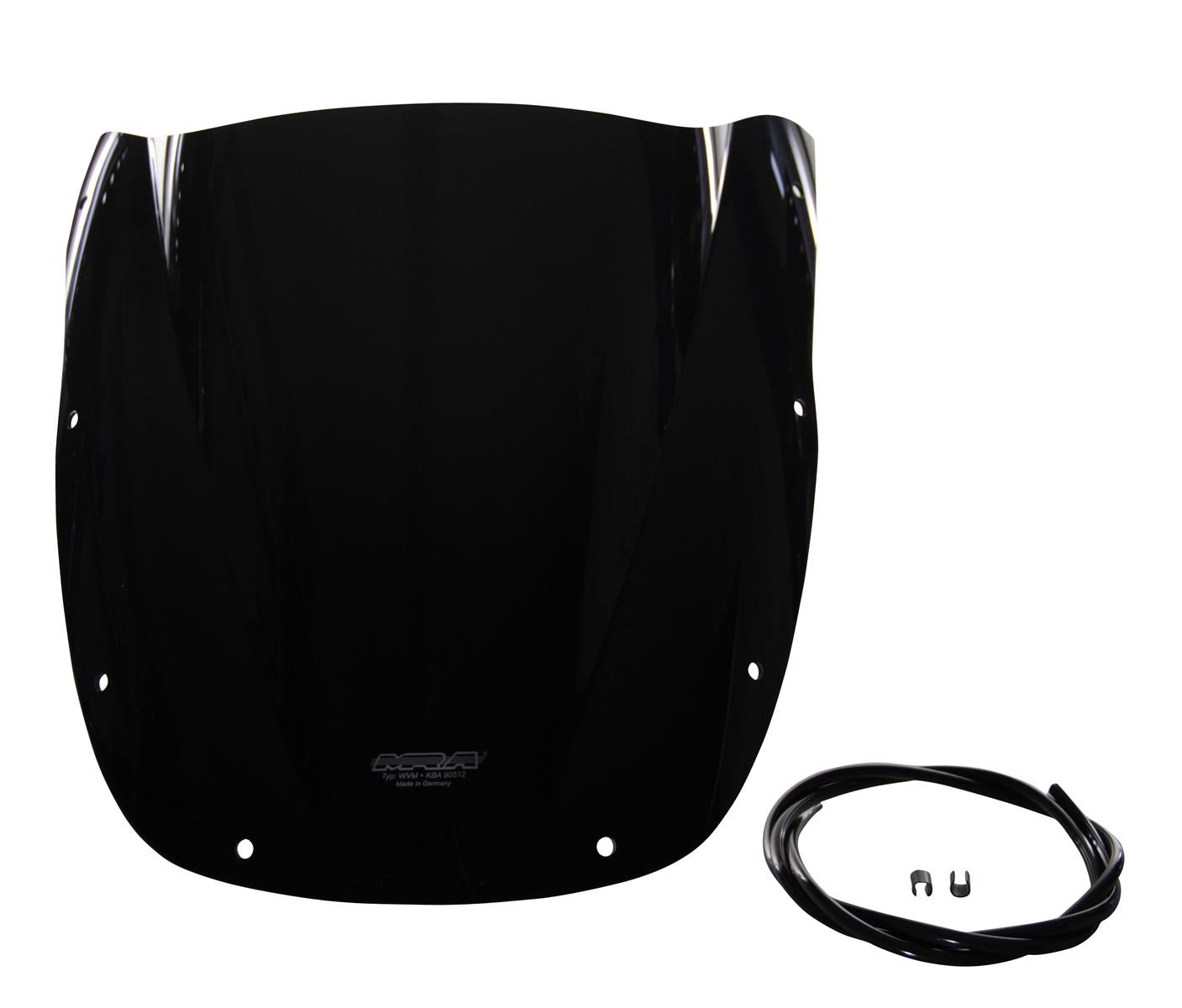MRA Racingscheibe "R" schwarz passend für Kawasaki ZX-6R -1997