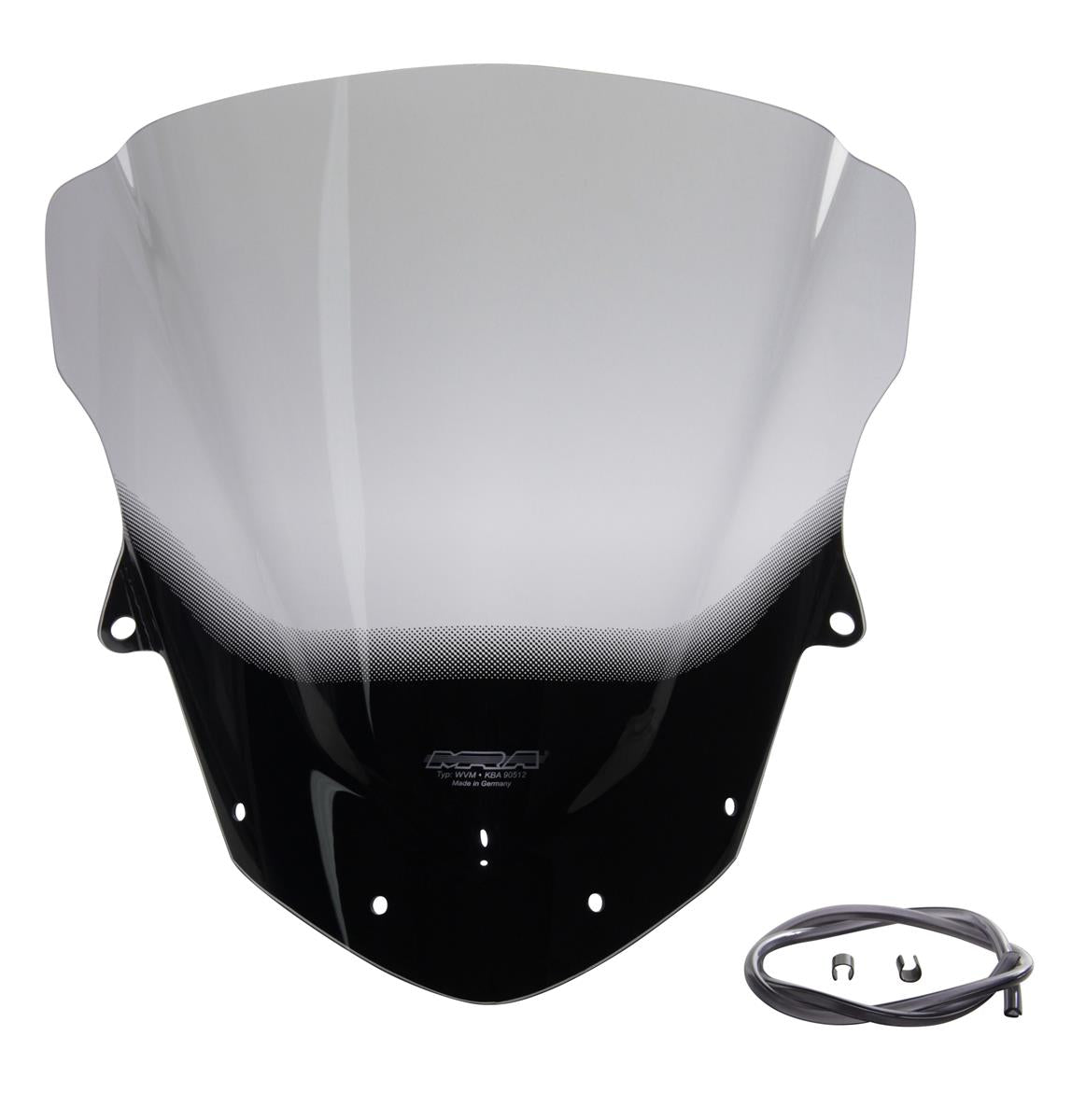 MRA Racingscheibe "R" rauchgrau passend für Kawasaki ZX-6R 2019-2023
