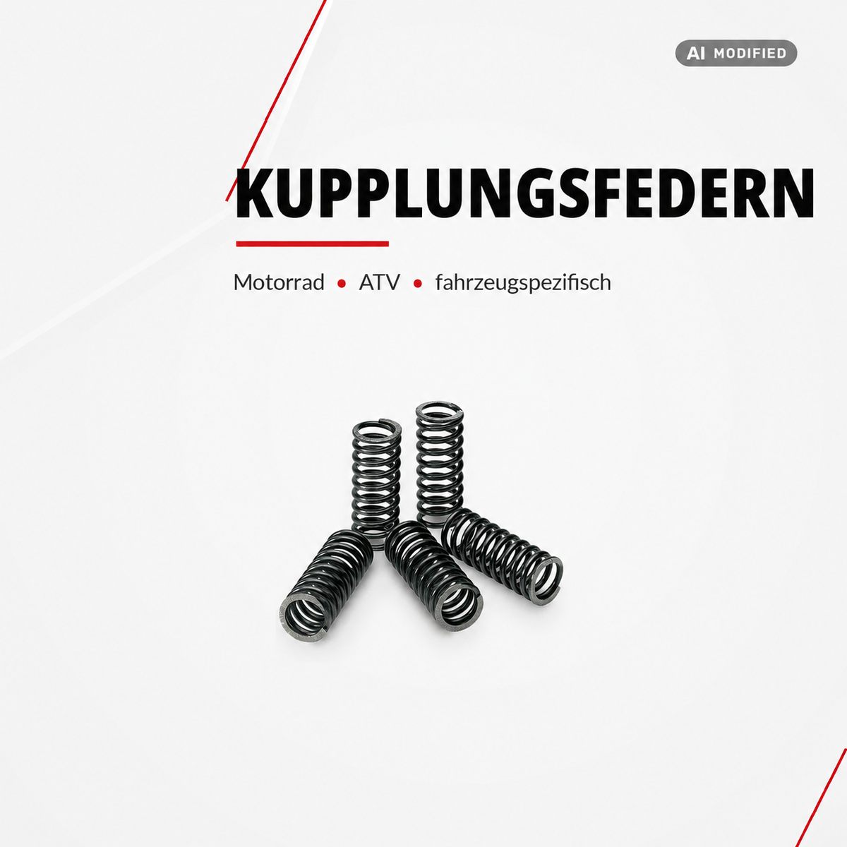 Kupplungsfedern für Motorräder und ATVs in fahrzeugspezifischen Ausführungen