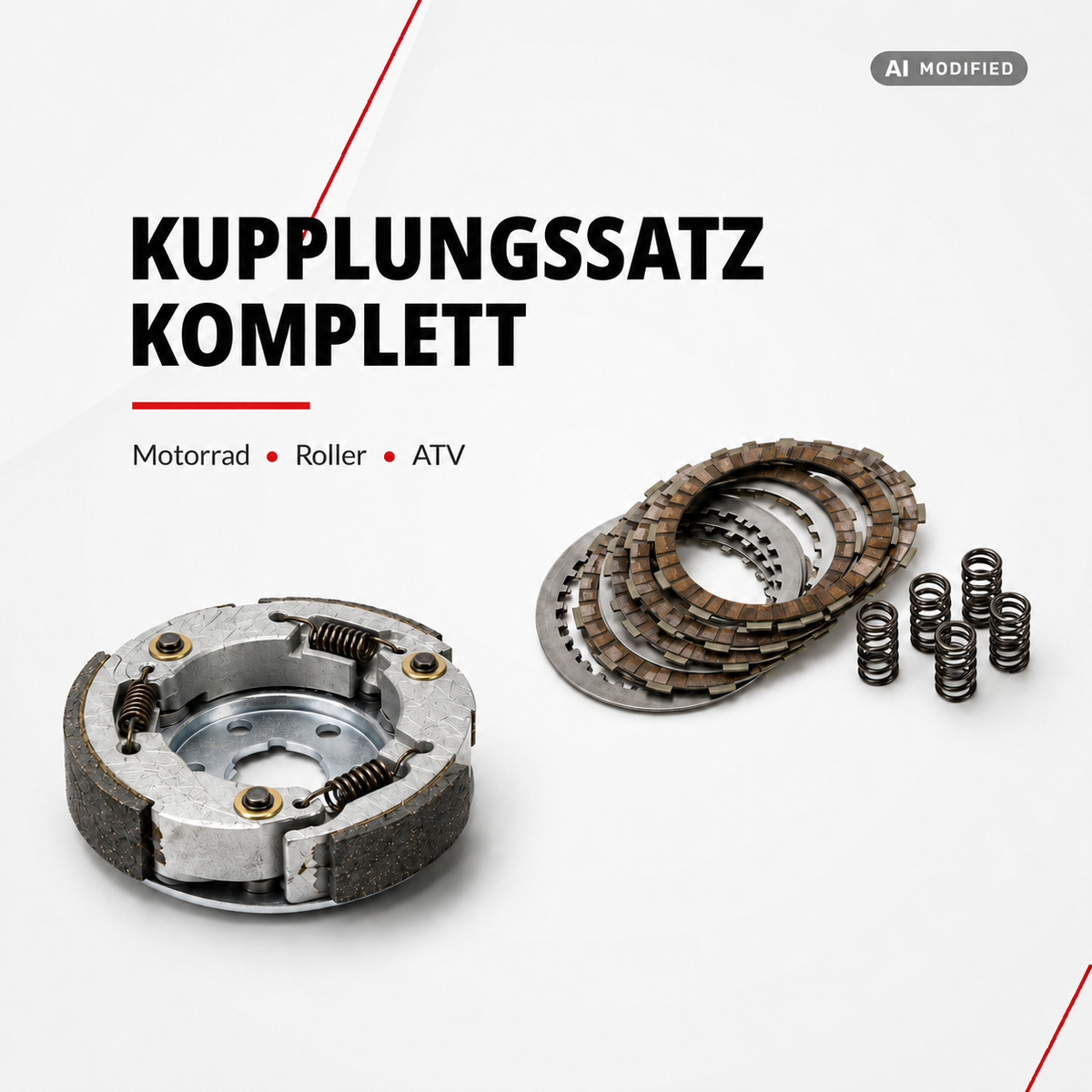 Komplette Kupplungssätze für Motorräder, Roller und ATVs