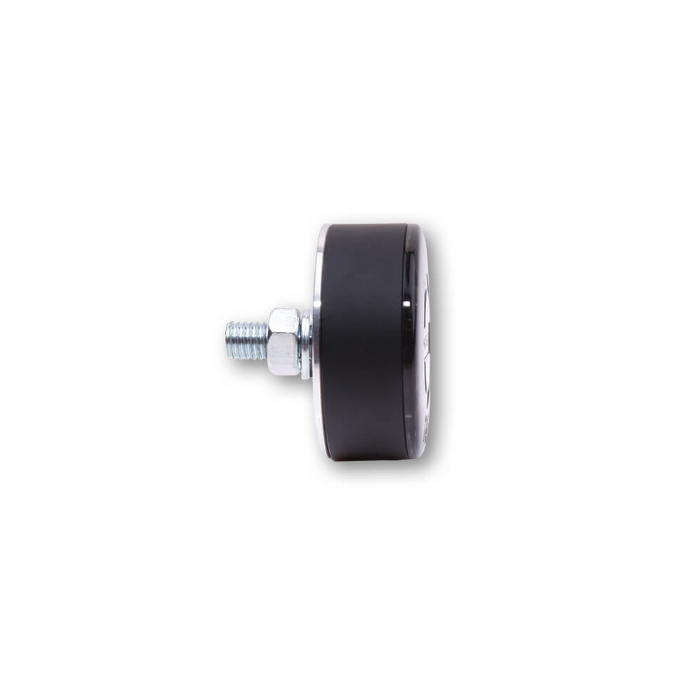 HIGHSIDER Motorrad LED Blinker Rocket Schwarz Rauchgrau E-geprüft (Paar)