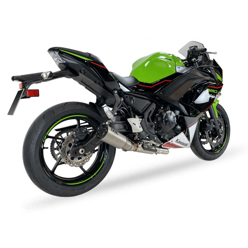 IXIL RC Auspuff Komplettanlage passend für Kawasaki Z 650 / Ninja 650 2023-2024
