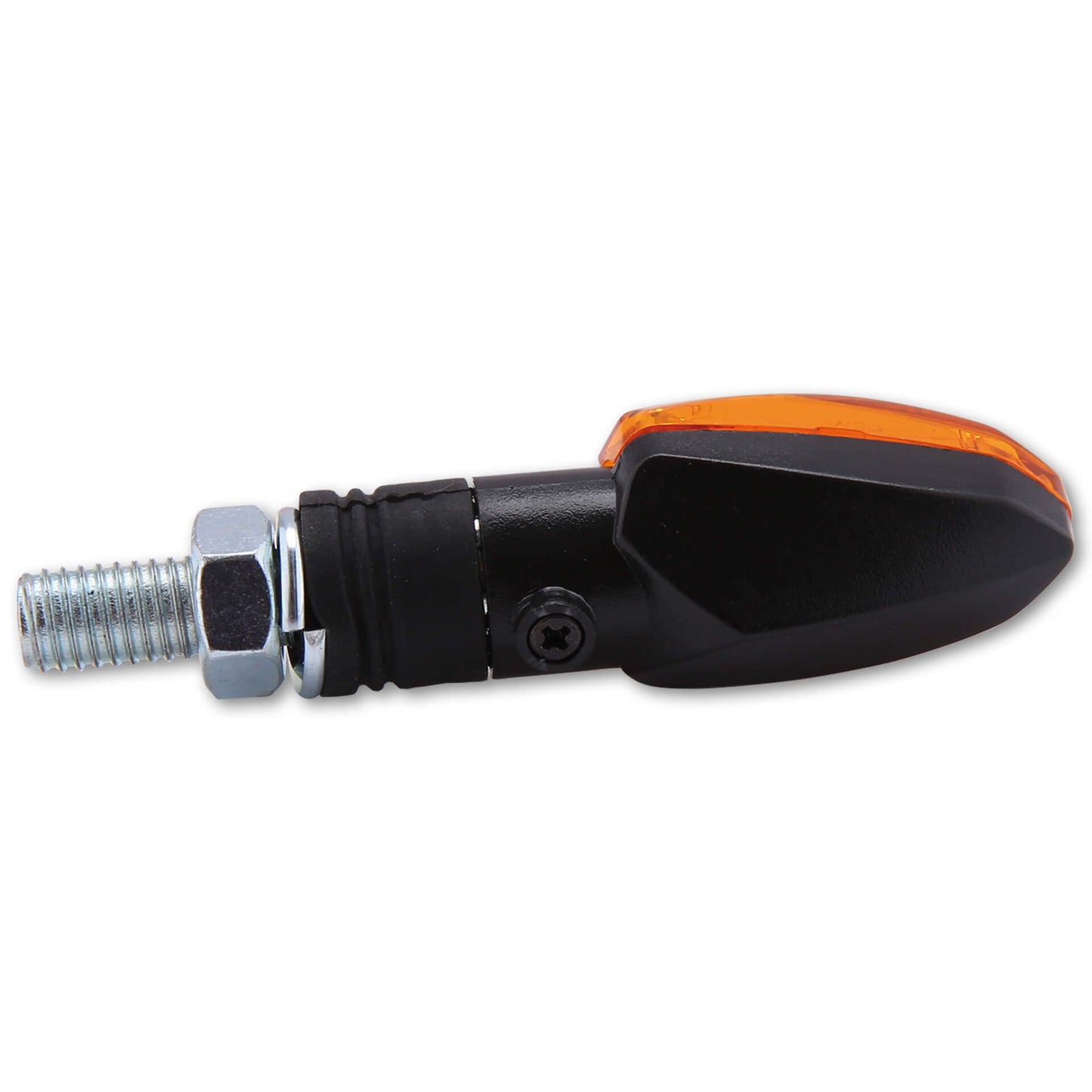 HIGHSIDER Lizzard Motorrad Glühlampen Blinker Gehäuse Schwarz / Glas Orange Paar