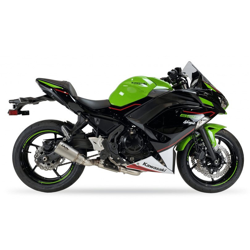 IXIL RC Auspuff Komplettanlage passend für Kawasaki Z 650 / Ninja 650 2023-2024