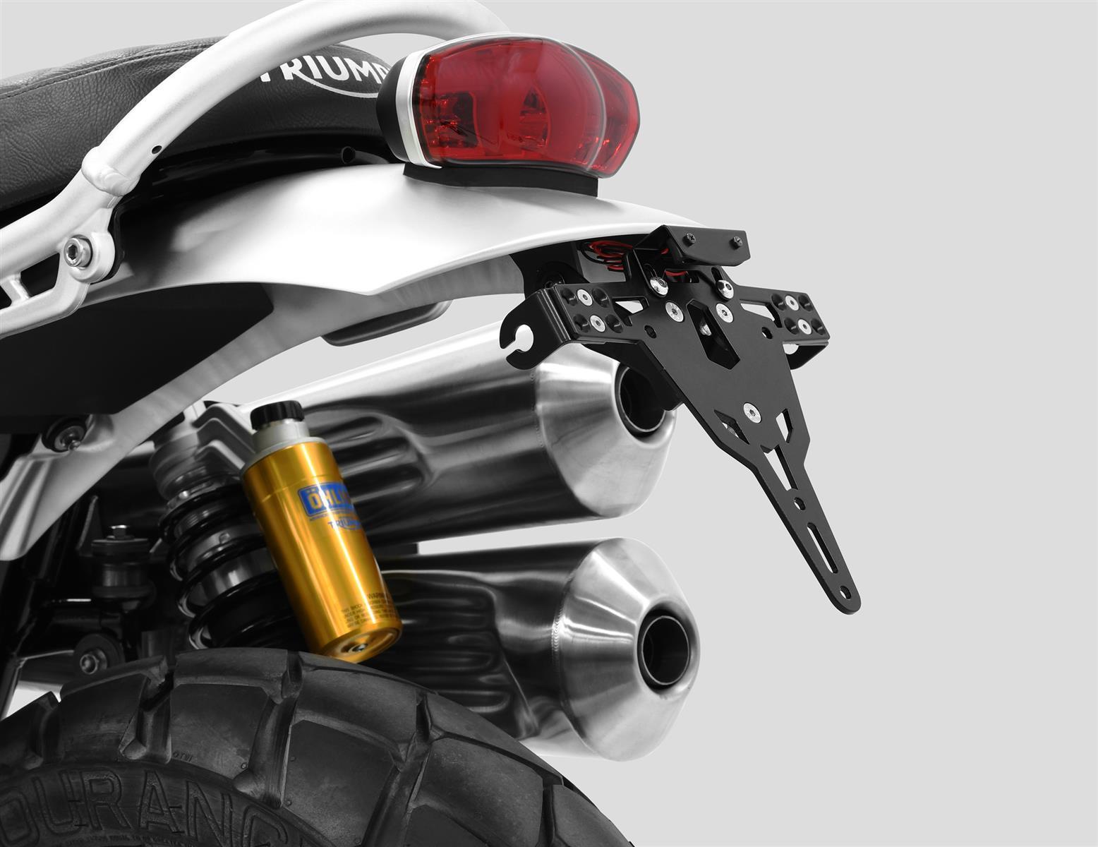 Kennzeichenhalter passend für Triumph Scrambler 1200 XE 2018-2022 - Kama Bike Parts