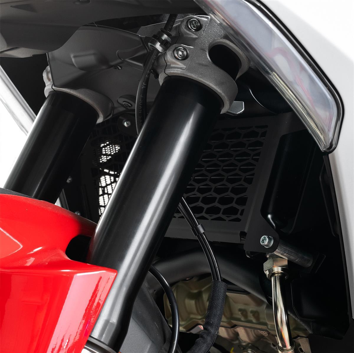 ZIEGER Kühlerabdeckung passend für Ducati Multistrada V4 Rally 2023-2024 - Kama Bike Parts
