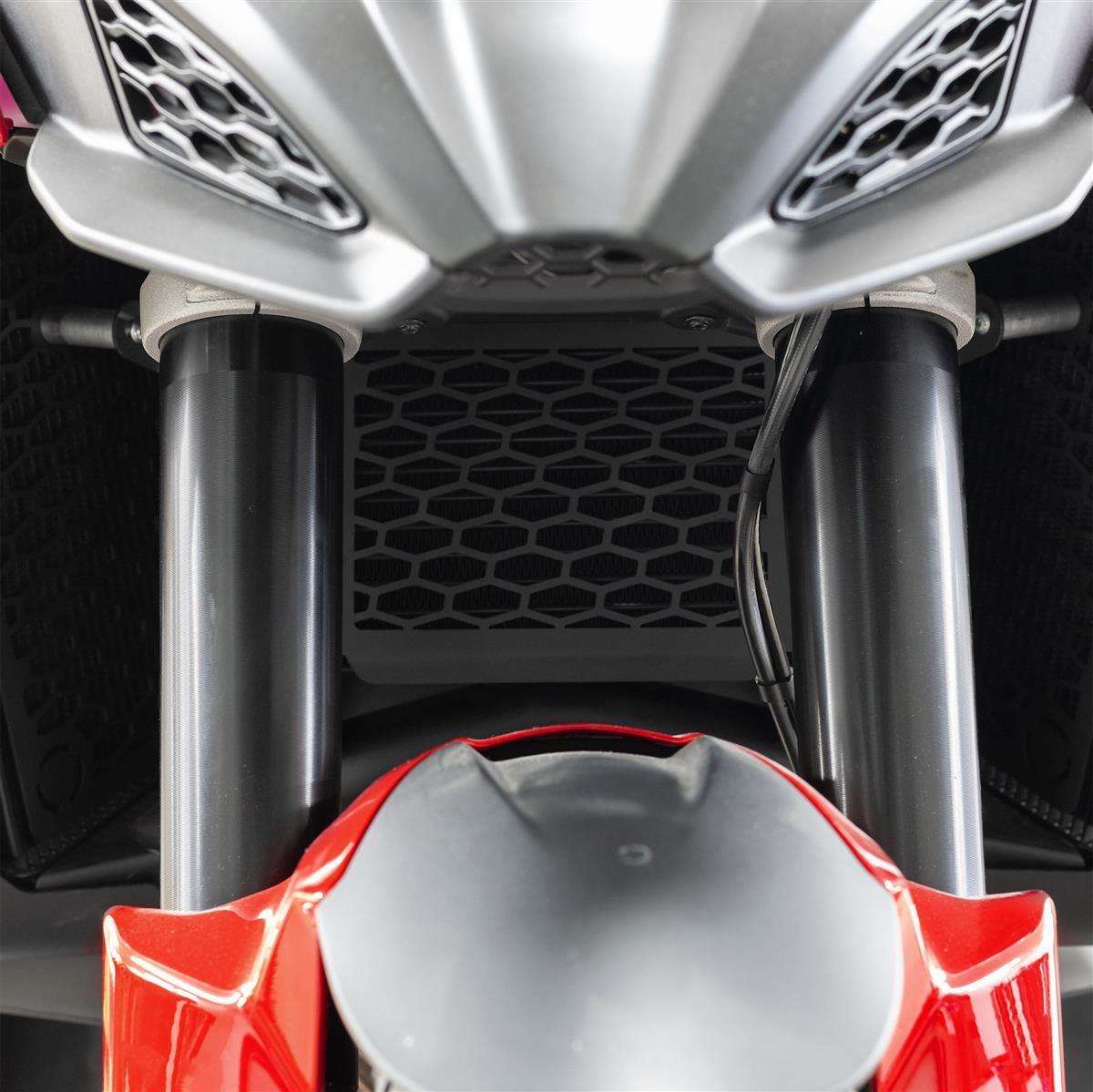 ZIEGER Kühlerabdeckung passend für Ducati Multistrada V4S 2021-2024 - Kama Bike Parts