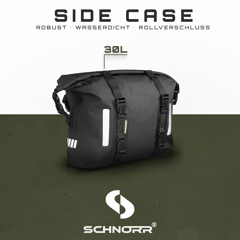 Motorrad Satteltasche 30 L - robust & wasserresistent - SCHNORR SB30