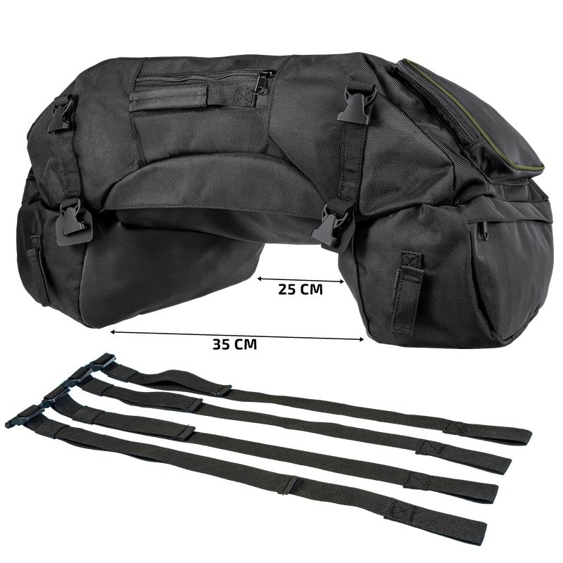 Motorrad Hecktasche 50 L - SCHNORR TB50 Gepäcktasche aus Oxford-Gewebe