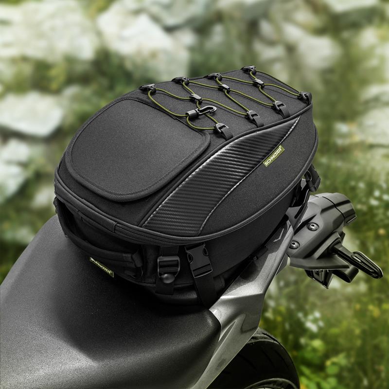 Motorrad Hecktasche 30 L - SCHNORR TB30 mit Rucksackfunktion & Regenschutz