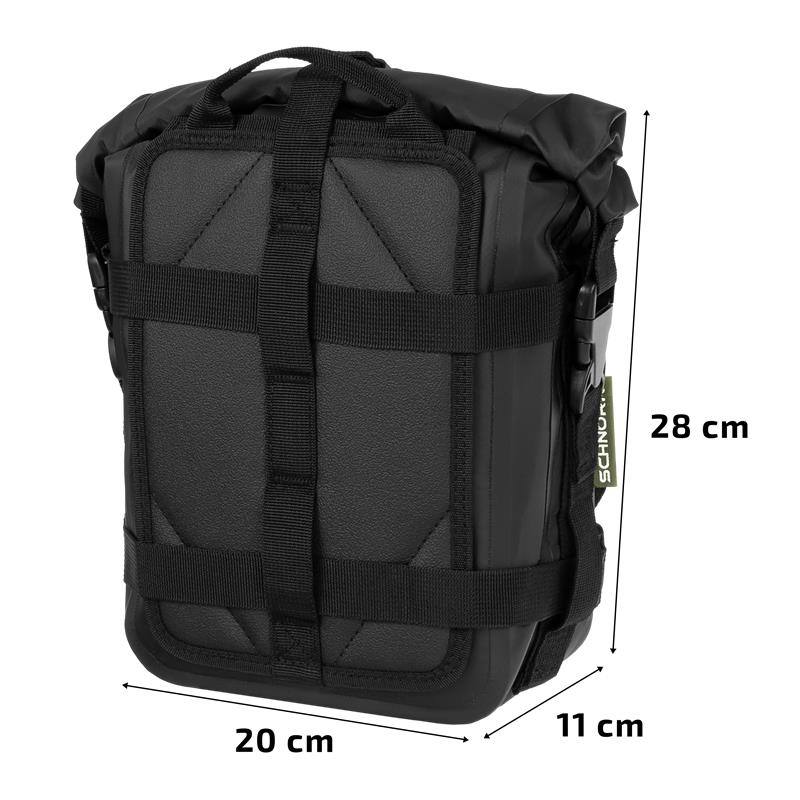 Sturzbügeltasche fürs Motorrad 6 L mit Rollverschluss - SCHNORR CBB-6