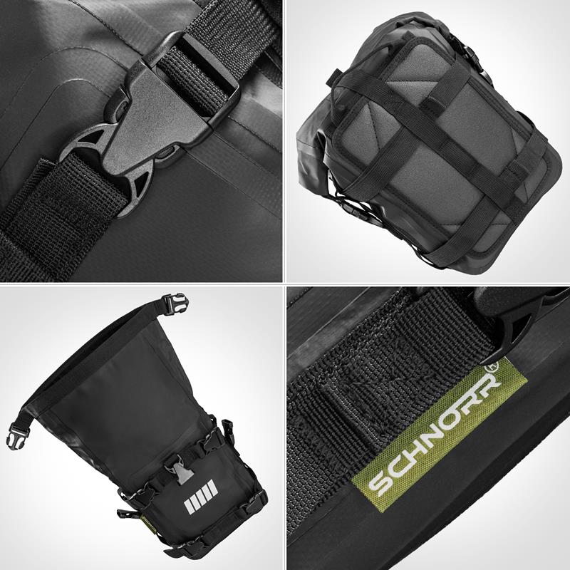 Sturzbügeltasche fürs Motorrad 6 L mit Rollverschluss - SCHNORR CBB-6