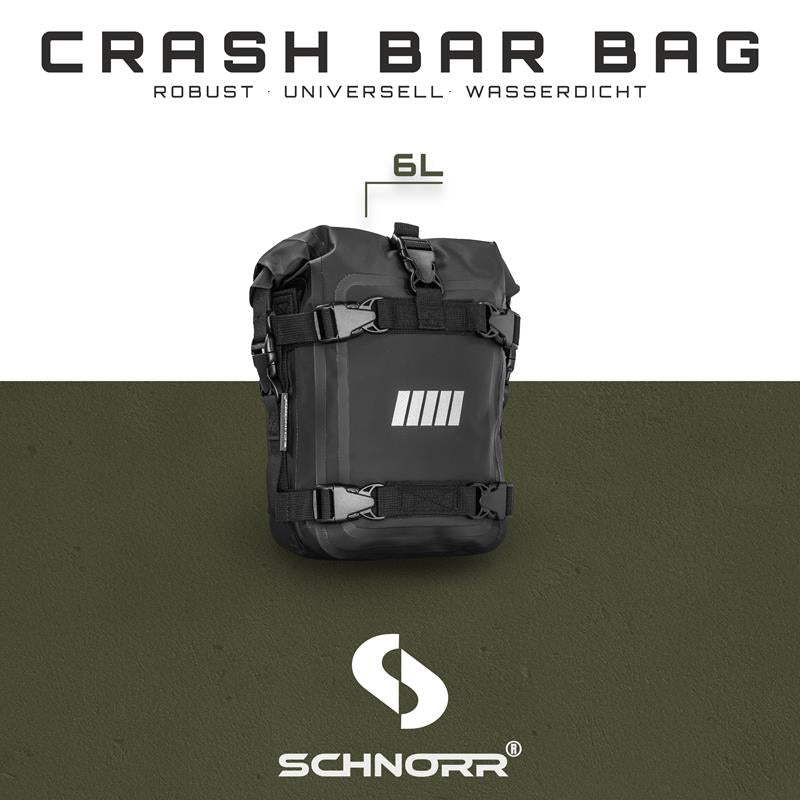 Sturzbügeltasche fürs Motorrad 6 L mit Rollverschluss - SCHNORR CBB-6