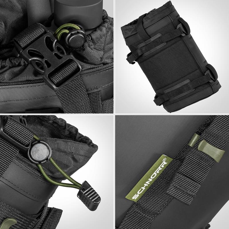 Flaschenhalter Motorrad - Bottle Holder für 2 × 1L Flaschen, SCHNORR