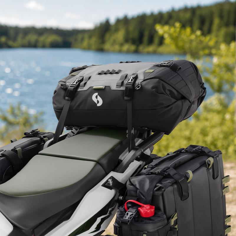 Motorrad-Hecktasche 40L SCHNORR mit wasserdichtem Inlay