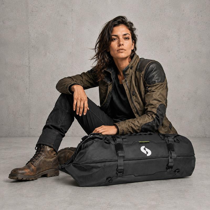 Motorrad-Hecktasche 40L SCHNORR mit wasserdichtem Inlay