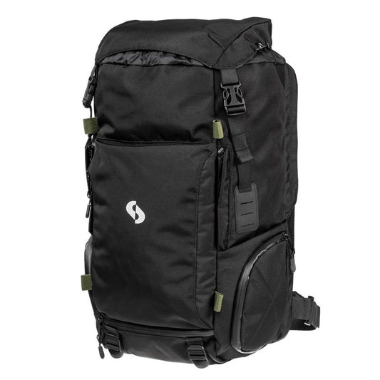 SCHNORR BP45 Motorrad Rucksack und Hecktasche 45 Liter mit Helmhalterung