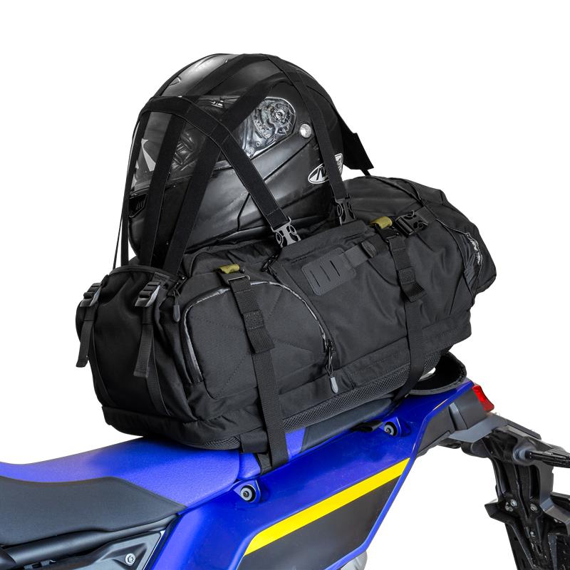 SCHNORR BP45 BagPack 45 - 2in1 Motorrad Rucksack/Hecktasche 45L, Helmhalterung