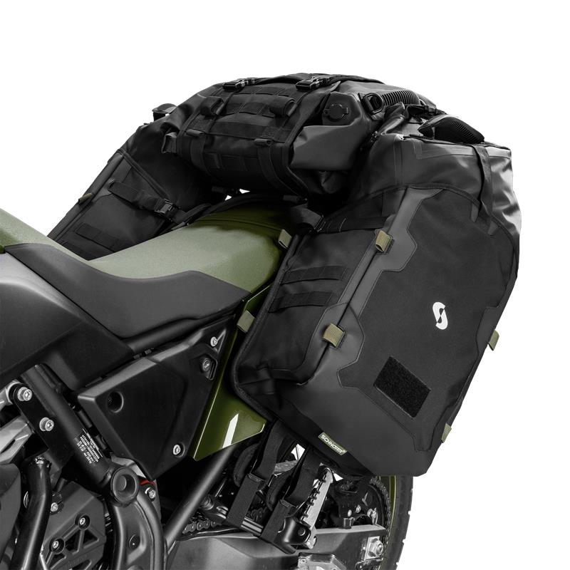 SCHNORR Trail Rack 75 - 75L Gepäcksystem mit Tarpaulin-Taschen & Hypalon