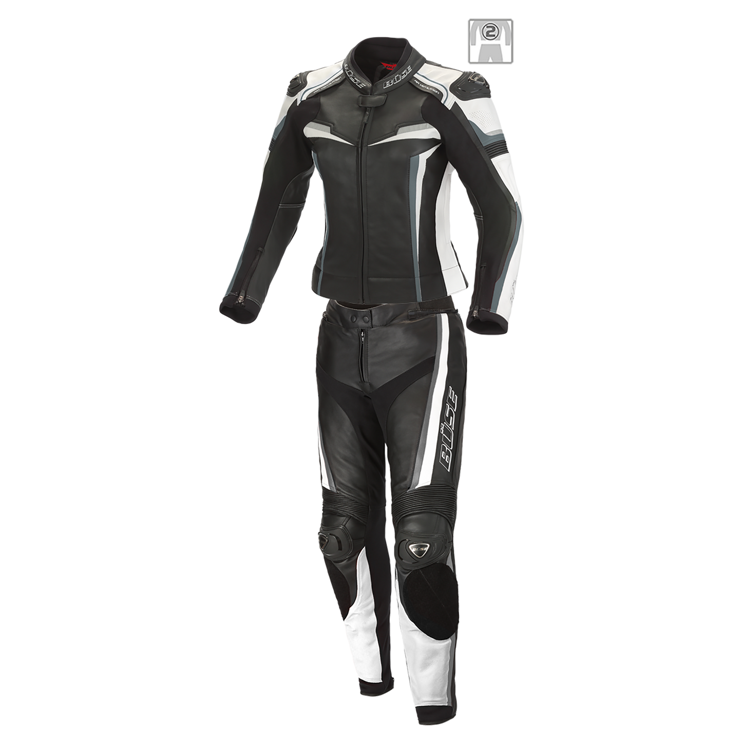 BÜSE Mille Motorrad Lederkombi 2tlg. Damen