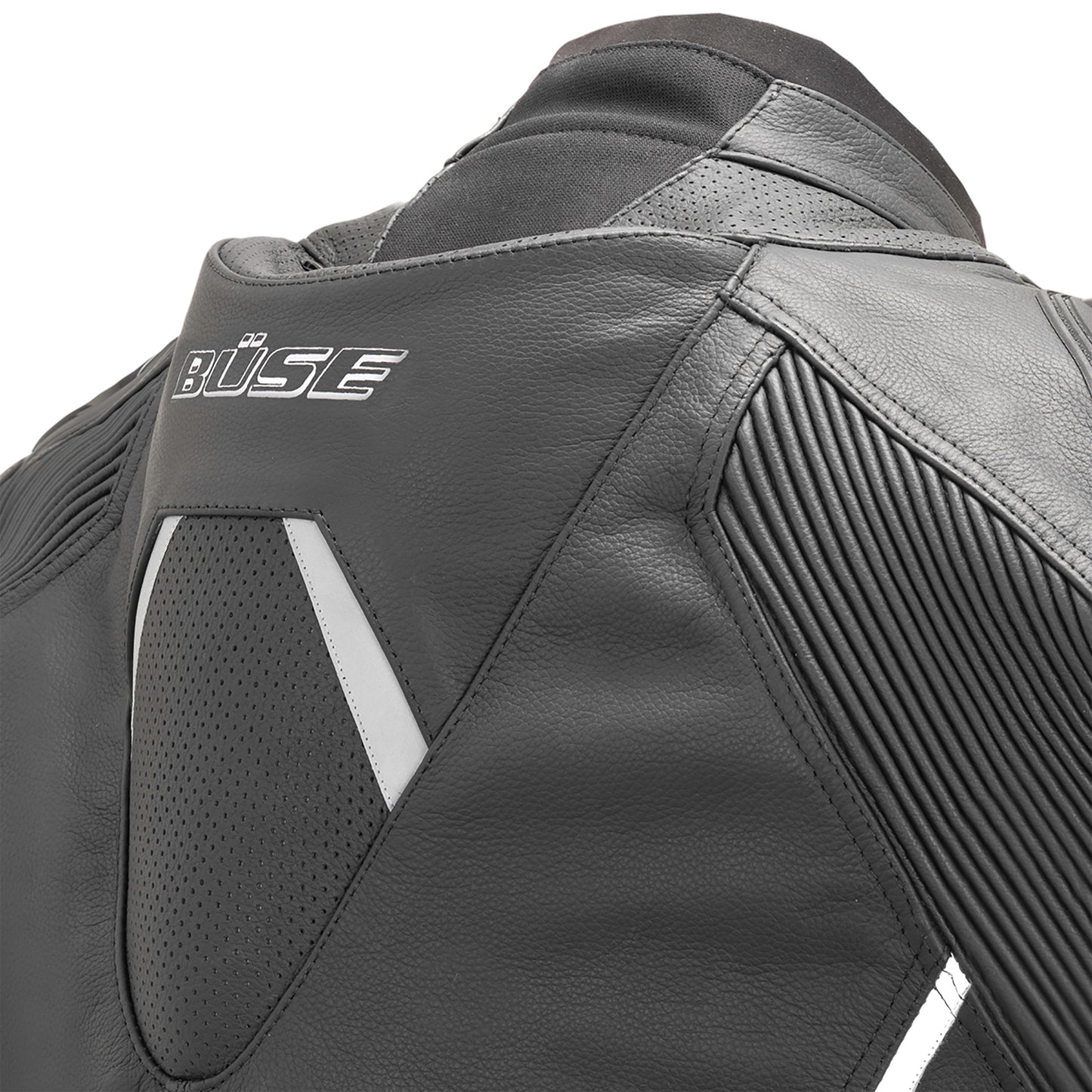 BÜSE Imola Damen Motorrad-Lederkombi 2 tlg. schwarz/weiß mit Protektoren