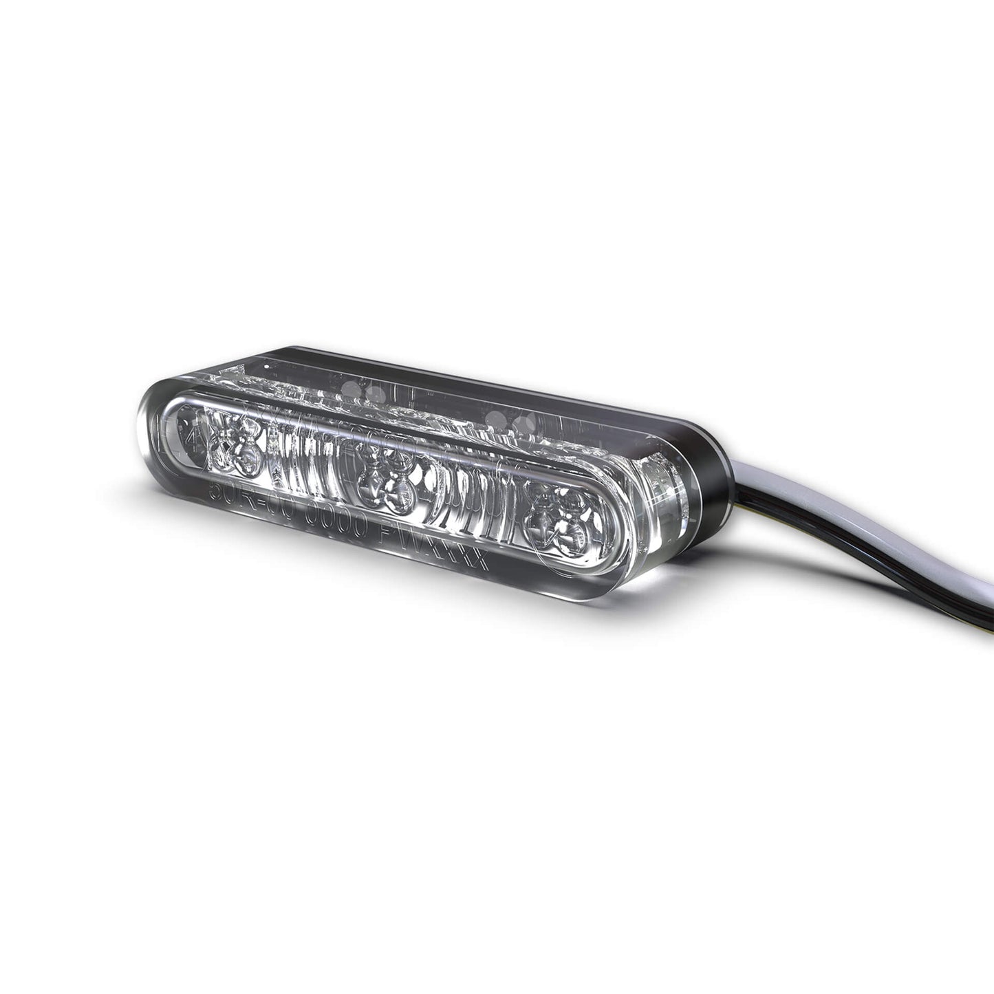 HIGHSIDER Star-MX1 Pro Motorrad LED Blinker/Positionslicht 2in1 Schwarz (Paar)