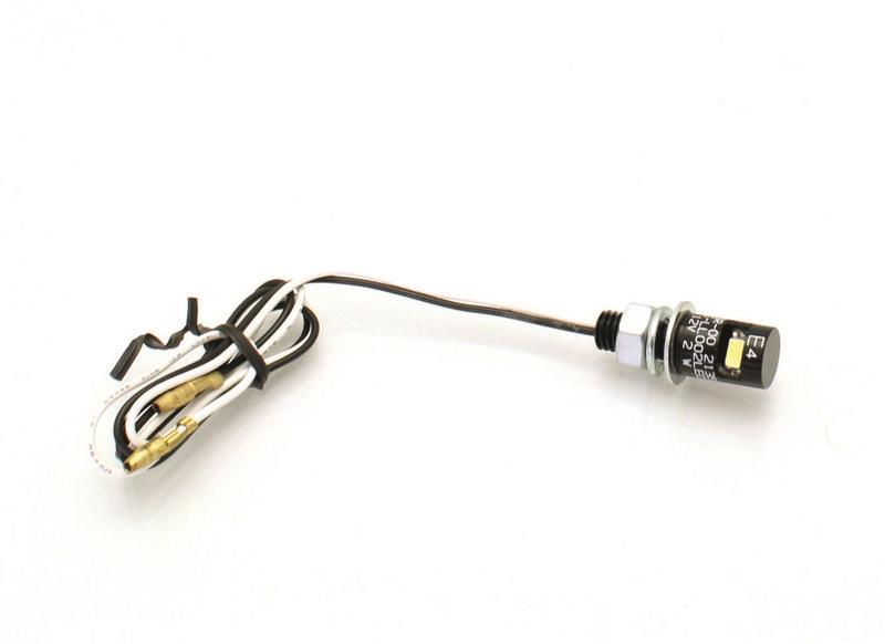 BIHR Motorrad LED Kennzeichenbeleuchtung Schwarz Aluminium E-geprüft