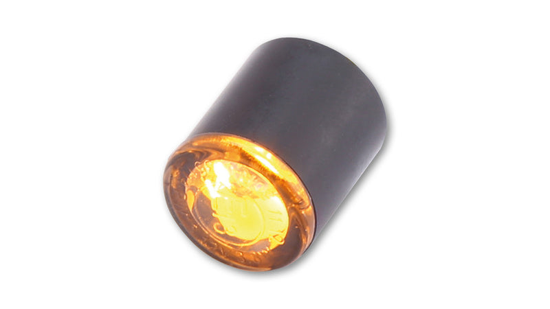HIGHSIDER pro Proton Motorrad LED Blinker-Modul Schwarz/Rauchgrau (Paar)