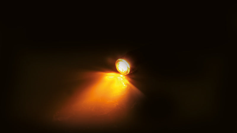 HIGHSIDER Motorrad LED Blinker/Positionslicht Proton Modul Schwarz 2in1 (Paar)