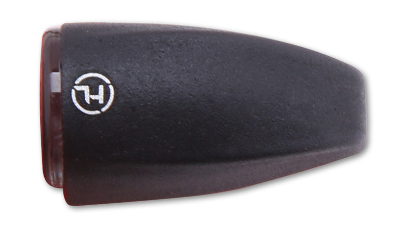 HIGHSIDER Motorrad LED Blinker Proton Three Schwarz Rauchglas E-geprüft (Paar)